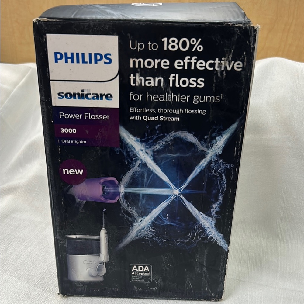 Philips Sonicare Power Flosser 3000 - Black and Purple